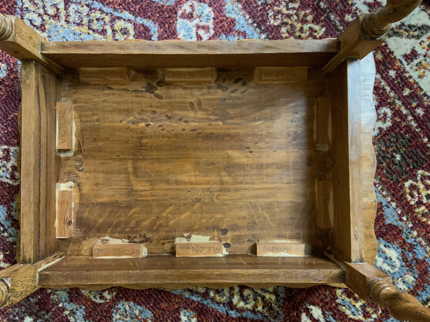 Edwardian Light Oak Barley Twist Occasional Table, c.1910