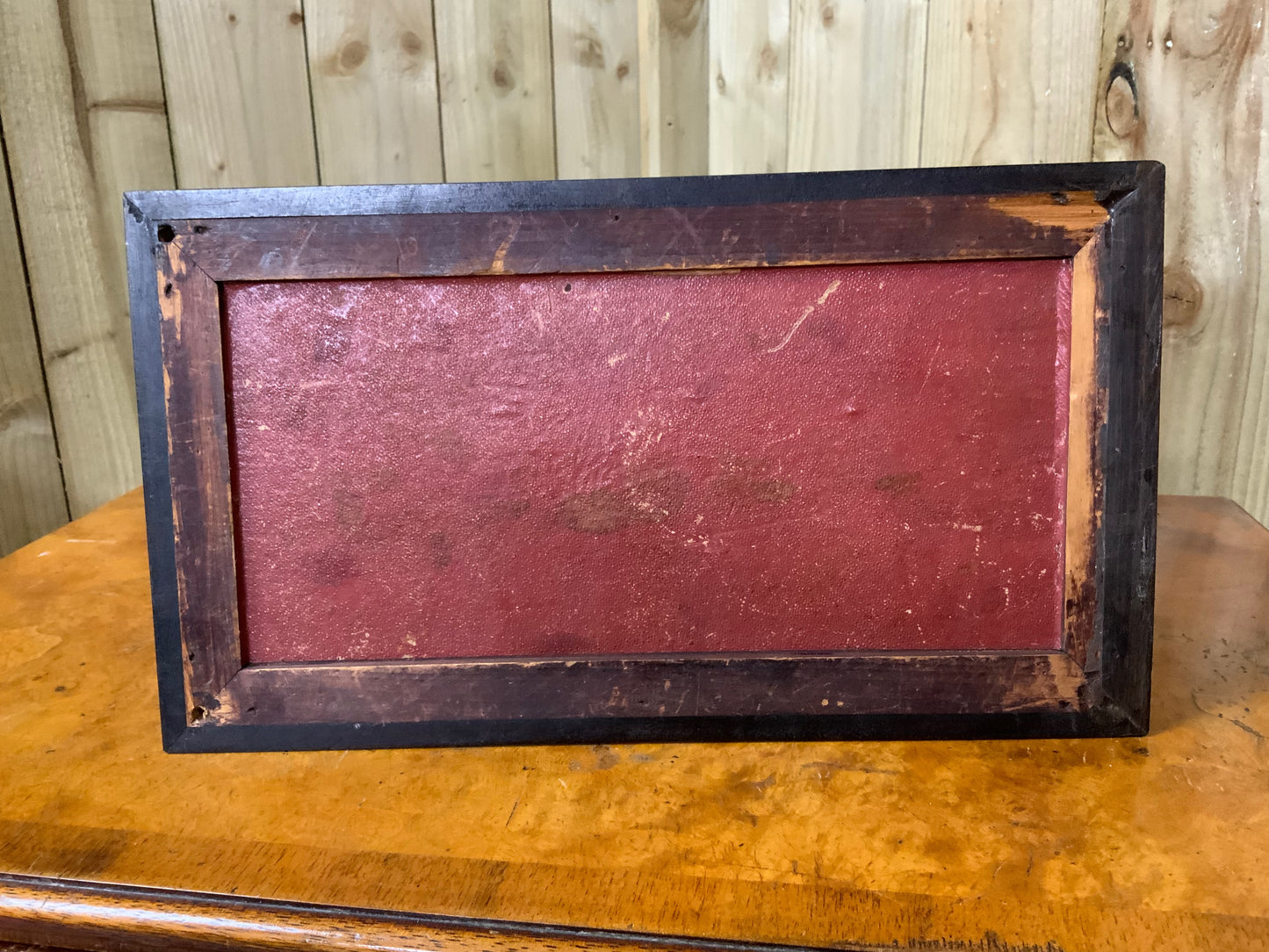 19th-Century Walnut & Ebonised Sarcophagus Tea Caddy