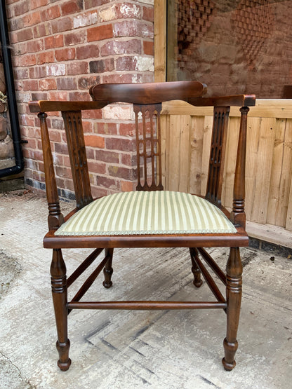 Edwardian Salon Suite by Brough Brothers, Liverpool – Sofa & Pair of Tub Chairs (c.1905–10)