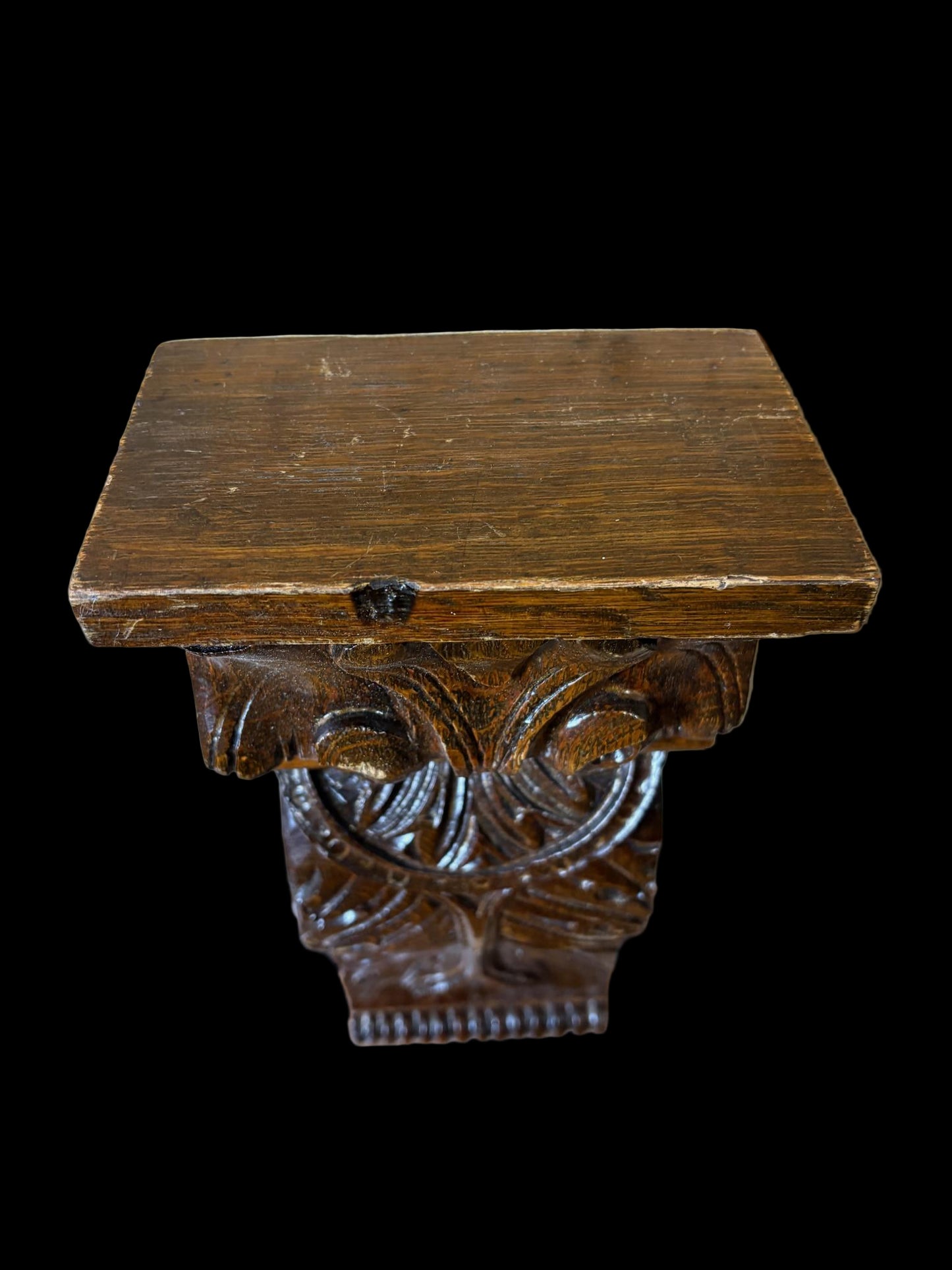 Set of 18th-Century Carved Oak Herm Mounts and Corbels