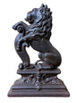 Late Victorian Cast Iron Lion Rampant Doorstop