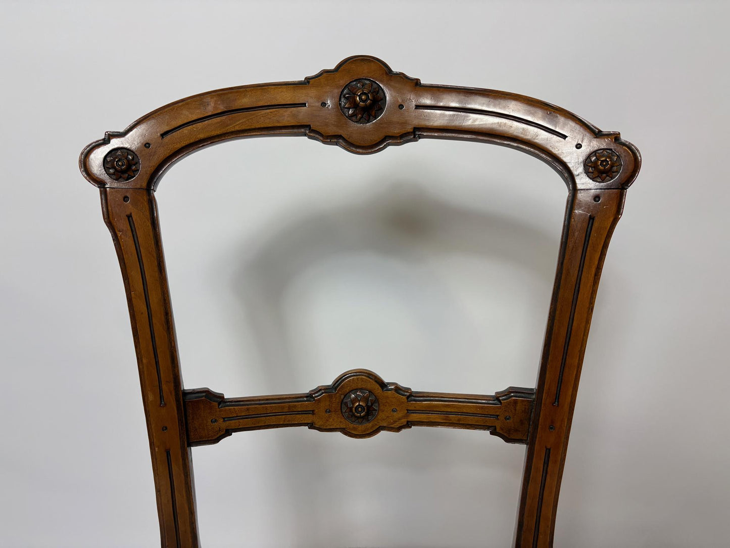 Set of Six Late Victorian Gothic Revival Salon Chairs, c.1880