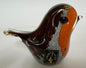 Vintage Langham Glass Robin Paperweight – Hand‑Blown Art Glass Bird, Made in England