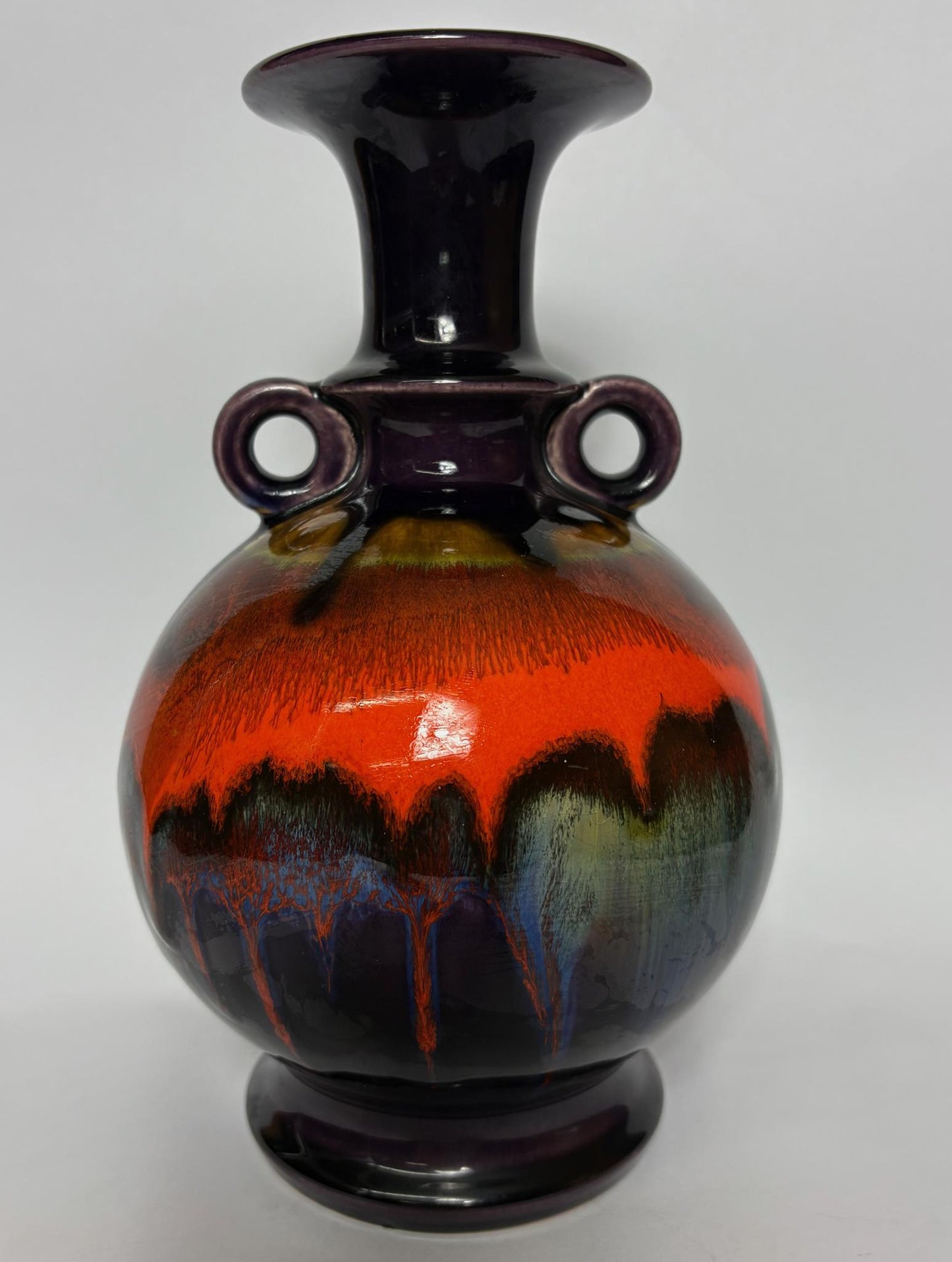 1970s Fat Lava Glaze Vase- Hutschenreuther West Germany