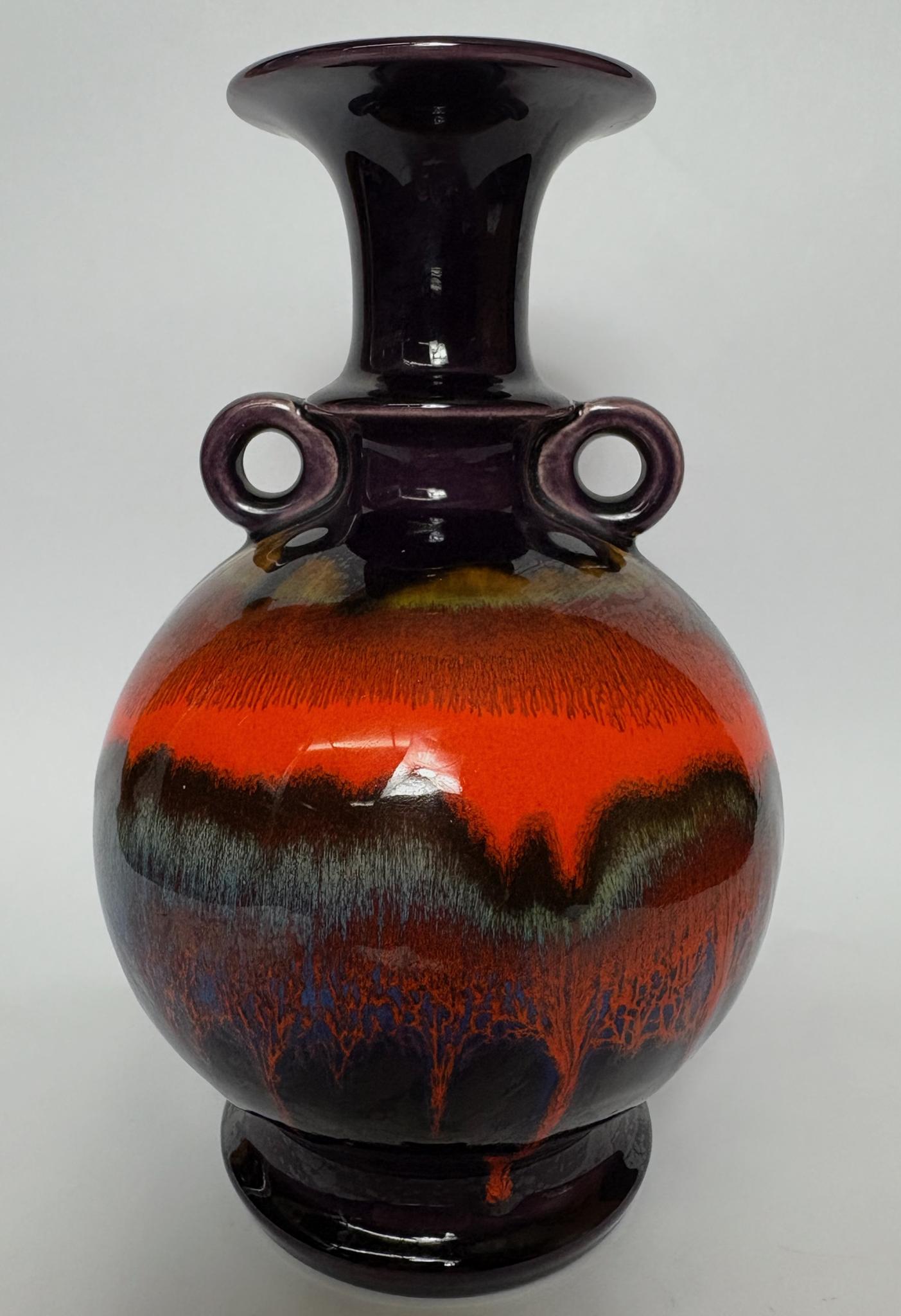 1970s Fat Lava Glaze Vase- Hutschenreuther West Germany