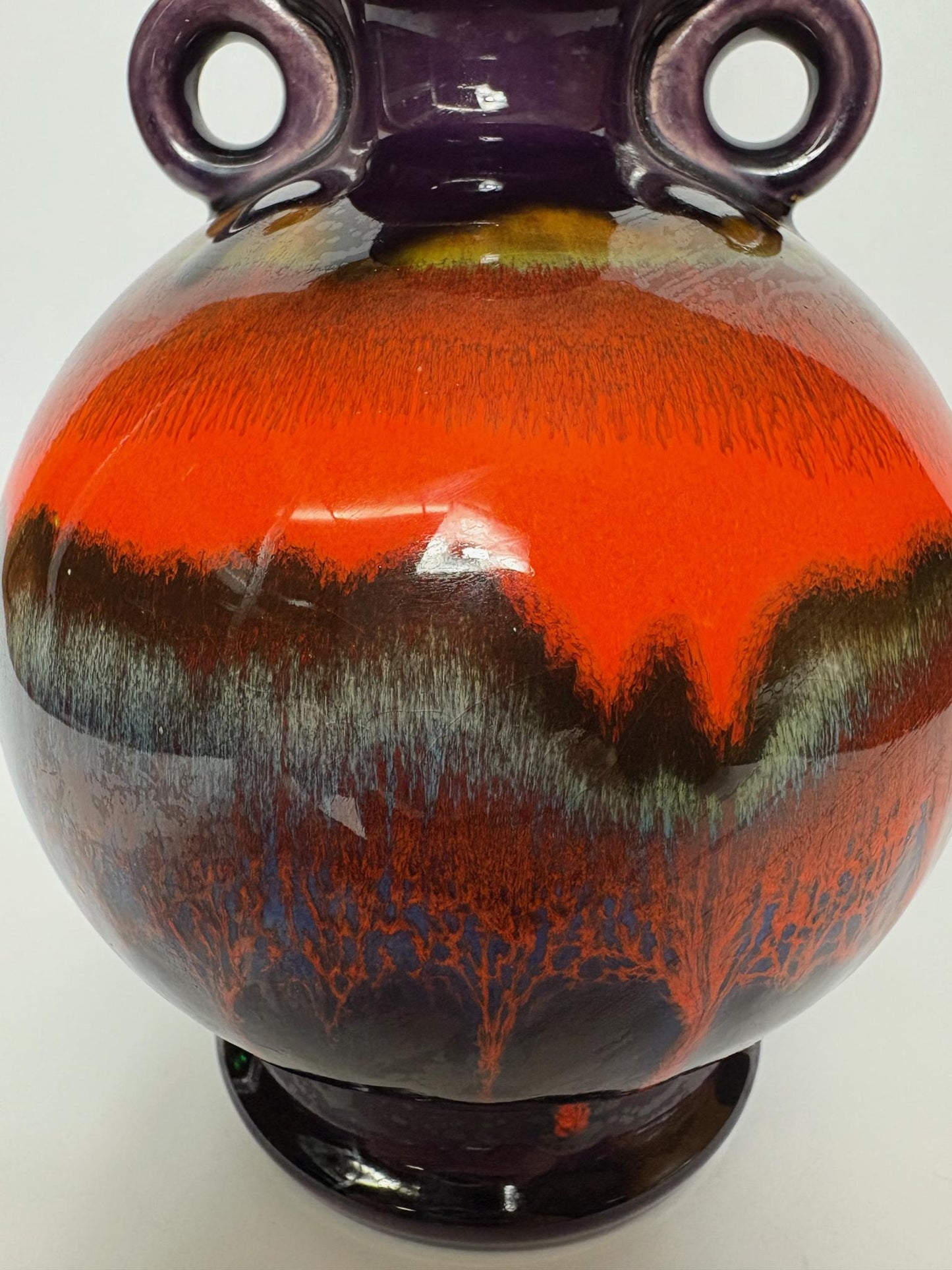 1970s Fat Lava Glaze Vase- Hutschenreuther West Germany