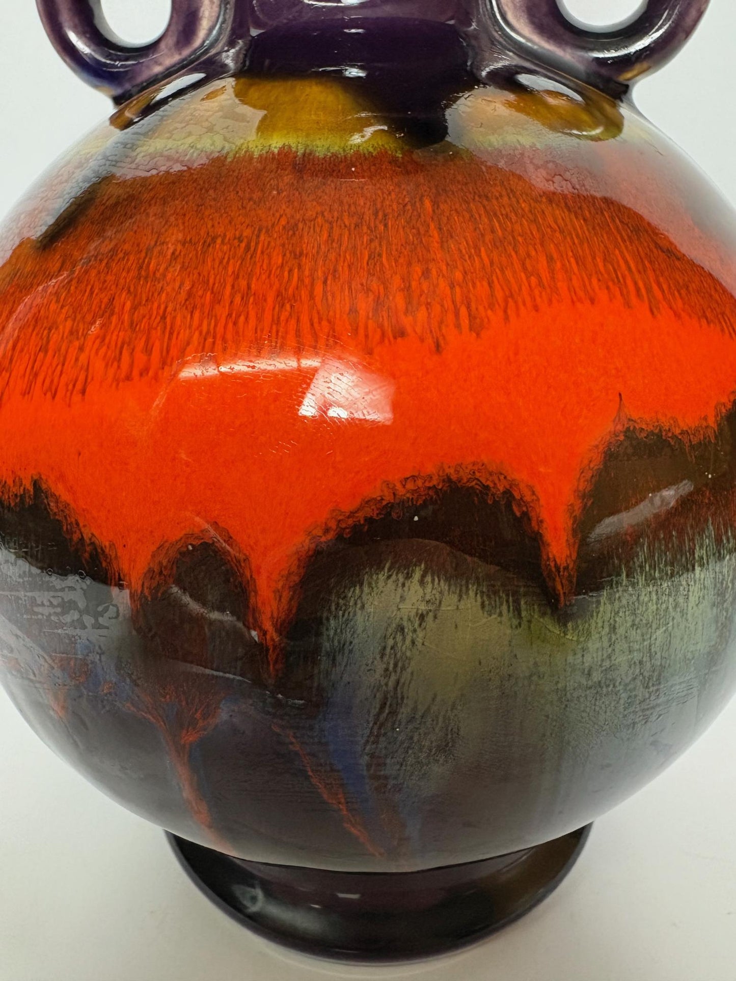 1970s Fat Lava Glaze Vase- Hutschenreuther West Germany