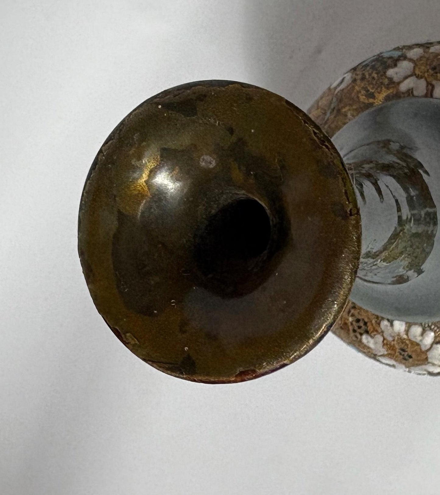 Victorian Doulton Lambeth “Slater’s Patent” Bottle Vase – Gilt & Enamel Floral Decoration