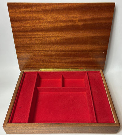 Italian Inlaid Musical Jewellery Box (37cm) – Sorrento Style Marquetry, Working Music