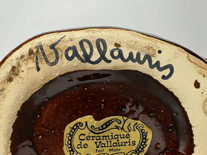 Vallauris Boar’s Head Jug / Pitcher - “Lava” Glaze – Mid-Century